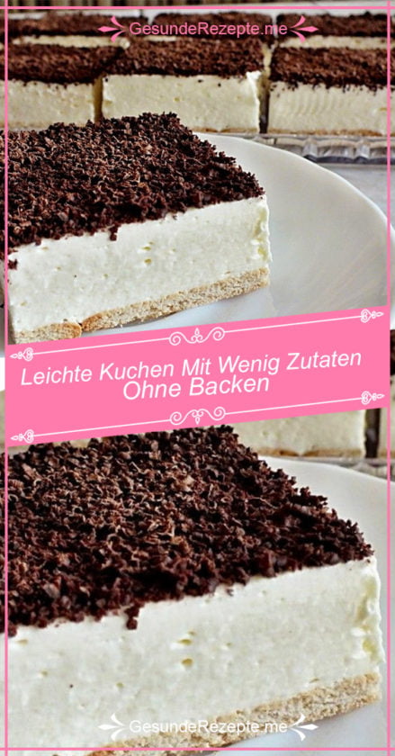Leichte Kuchen Rezepte Mit Wenig Zutaten Leichte Kuchen Mit Wenig Zutaten Ohne Backen - Schnelle Rezepte