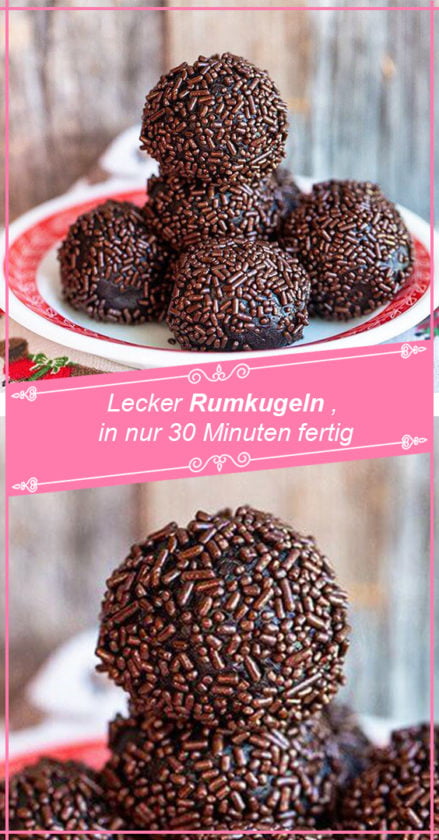 Lecker Rumkugeln , in nur 30 Minuten fertig - Dichinteressiert