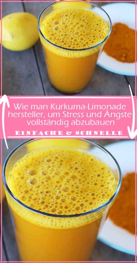 wie man kurkuma limonade hersteller um stress und Ängste vollständig