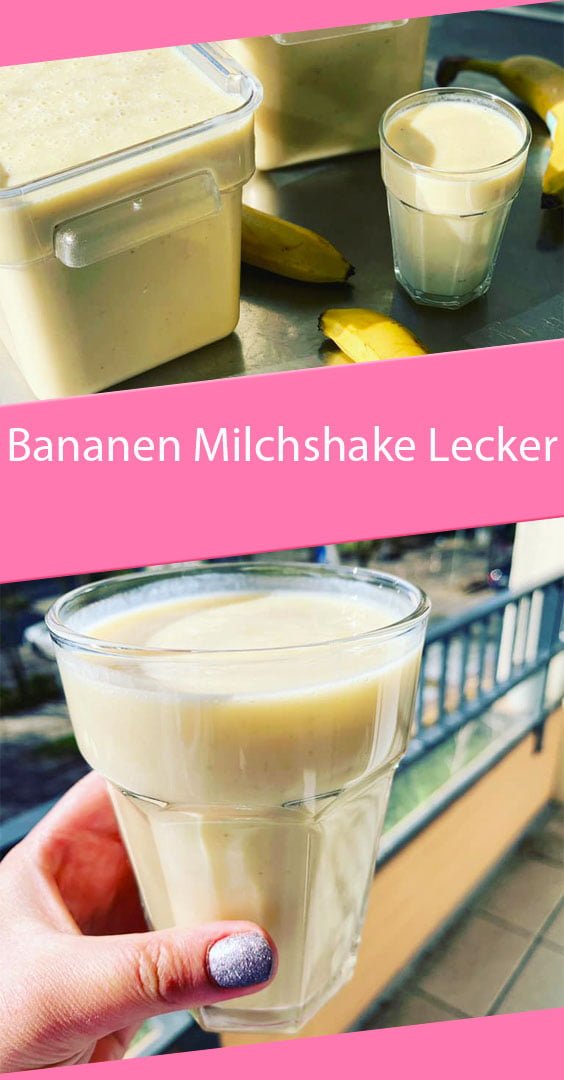 Bananen Milchshake Lecker – RezepteBlog.net