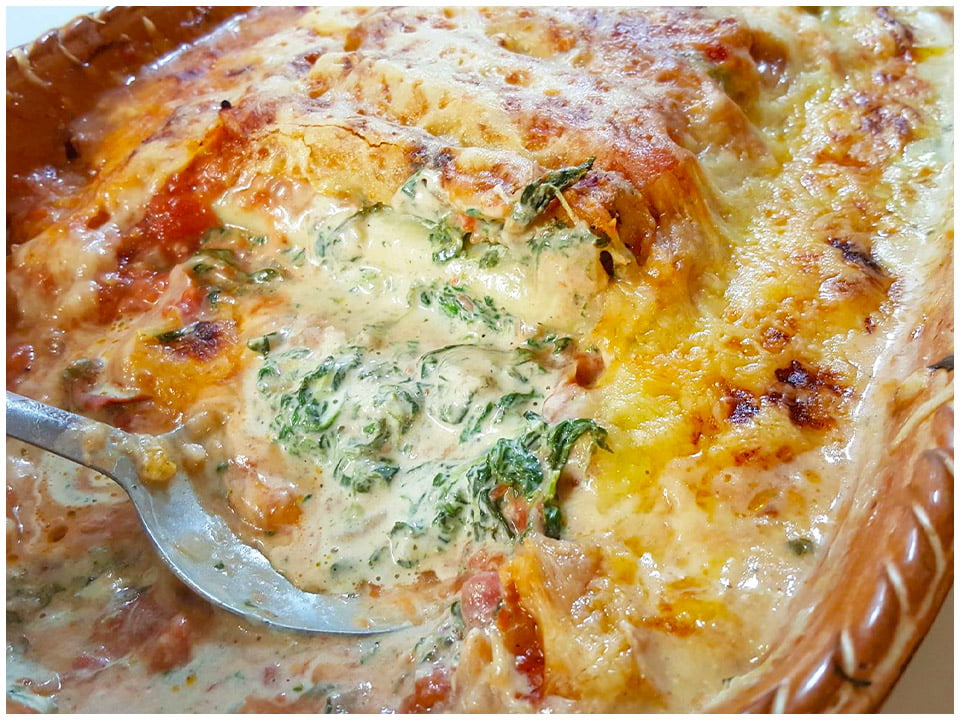 Cannelloni mit Cremiger Frischkäse-Spinatfüllung, Ganz einfach gemacht ...